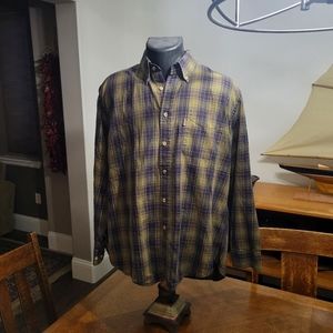 A Barbour flannel long sleeve XL